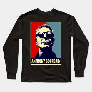 Retro Anthony bourdain Long Sleeve T-Shirt